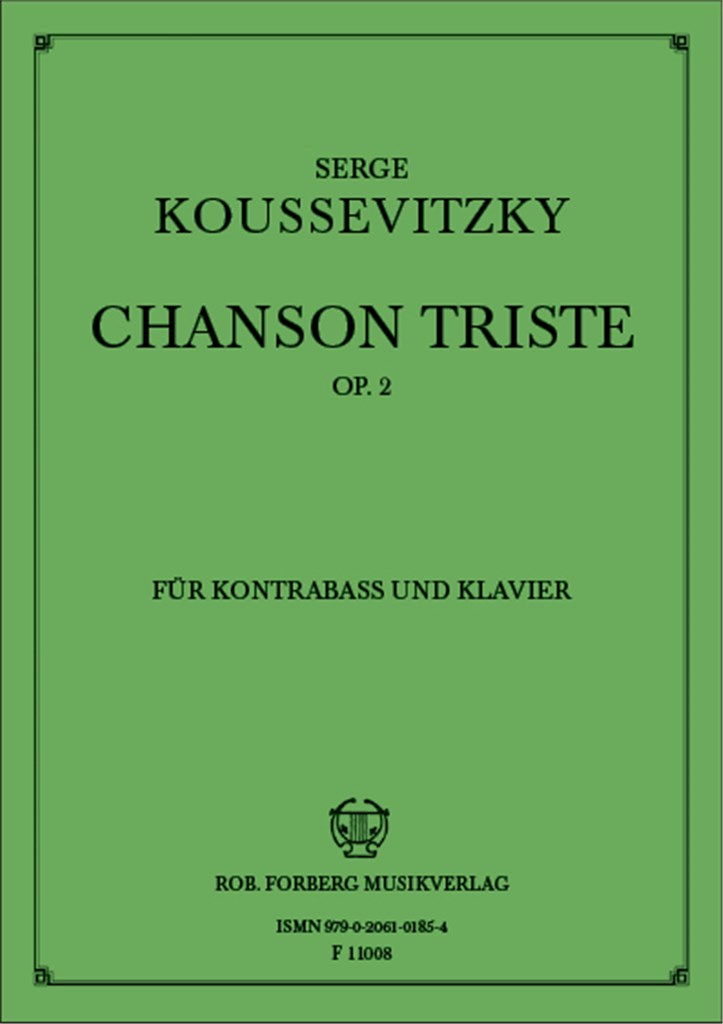 Chanson triste, op.2